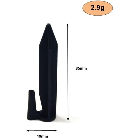 HEGUYEY Lot De 100 Crochets De Fixation Robot Tondeuse à Gazon Robot Tondeuse à Gazon Ancrage Au Sol Support De Câble Guide Ensemble D'accessoires Fixation Pour Fil Périmétrique Fil De Recherche Support De Câble Compatible 4 HEGUYEY Lot De 100 Crochets De Fixation Robot Tondeuse à Gazon Robot Tondeuse à Gazon Ancrage Au Sol Support De Câble Guide Ensemble D'accessoires Fixation Pour Fil Périmétrique Fil De Recherche Support De Câble Compatible – Image 2