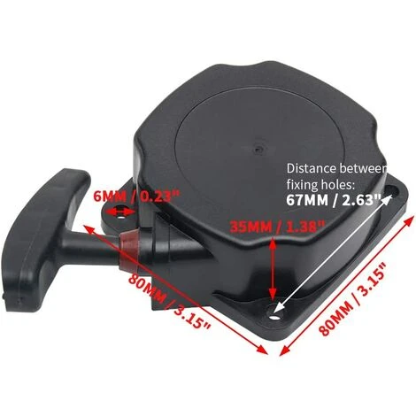 FLYME Démarreur à Lancer, Pièce De Rechange Universelle Pour Débroussailleuses, Débroussailleuses, Débroussailleuses, Débroussailleuses, Tondeuses à Gazon 4 FLYME Démarreur à Lancer, Pièce De Rechange Universelle Pour Débroussailleuses, Débroussailleuses, Débroussailleuses, Débroussailleuses, Tondeuses à Gazon – Image 2