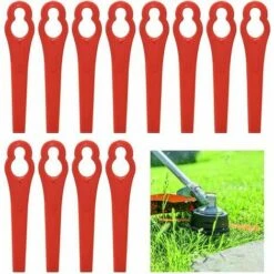 RHAFAYRE Jeu De Lames De Rechange, Lames De Rechange En Plastique Pour Couteau De Tondeuse à Gazon, Accessoires Pour Tondeuse à Gazon -France Tondeuse Soldes Boutique 64933369 5