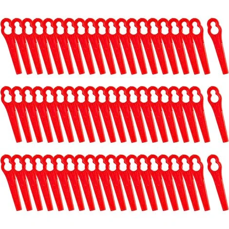 Lames En Plastique 100 Pcs Lames De Tondeuse Pour Jardin Pelouse Tondeuse Accessoires,Lames En Plastique De Rechange Pour Coupe-Bordures 56Vingt 3 Lames En Plastique 100 Pcs Lames De Tondeuse Pour Jardin Pelouse Tondeuse Accessoires,Lames En Plastique De Rechange Pour Coupe-Bordures 56Vingt