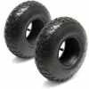 WILTEC Lot 2x Pneus 2x Chambres Air Tondeuse Autoportée 11x4.00-4 4PR Valve Coudée Chariot Diable Jardin -France Tondeuse Soldes Boutique 6511855 1