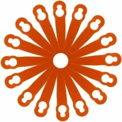 L'FLANEUR 100 Pièces Accessoires De Lames En Plastique De Remplacement Pour STIHL Polycut 2-2 FSA 45 Tondeuse à Gazon Coupe-herbe ANEUR