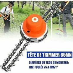 BDD Tondeuse à Gazon à Chaîne Tondeuse De Jardin Tête Débroussailleuse Tondeuse 65mn -France Tondeuse Soldes Boutique 65374893 4