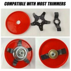 BDD Tondeuse à Gazon Disque De Désherbage Débroussailleuse Tondeuse à Gazon Disque De Désherbage Débroussailleuse (Rouge) -France Tondeuse Soldes Boutique 65376475 3