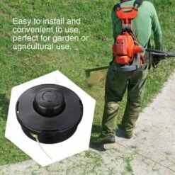 AOUGO Trimmer Head,Trimmer Head Replacement Mower Cutting Heads Parts Brush Cutter Accessories Black -France Tondeuse Soldes Boutique 65393794 4