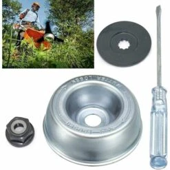OSQI Kit D'adaptateur De Lame De Machine De Jardinage Pour Tondeuse à Gazon Pour Débroussailleuse STIHL -France Tondeuse Soldes Boutique 65501571 5