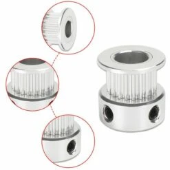 OSQI Lot De 10 Poulies Synchrones GT2 Avec 20 Dents D'imprimante 3D, Alésage 5 Mm, Largeur 6 Mm -France Tondeuse Soldes Boutique 65502099 4