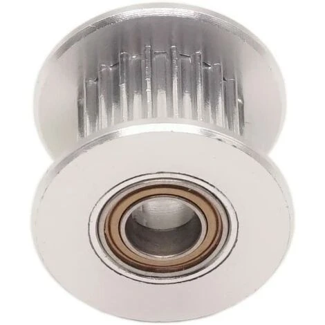 OSQI 2 GT GT2 Courroie Poulie De Renvoi En Aluminium 20 Dents Dent 3 Mm Alésage 5 Mm Pour Imprimante 3d Courroie De Distribution 6 Mm 10 Mm De Largeur (lot De 5 Pièces) (10 Mm - 20T - Alésage 5 Mm, Avec Dent 6 OSQI 2 GT GT2 Courroie Poulie De Renvoi En Aluminium 20 Dents Dent 3 Mm Alésage 5 Mm Pour Imprimante 3d Courroie De Distribution 6 Mm 10 Mm De Largeur (lot De 5 Pièces) (10 Mm - 20T - Alésage 5 Mm, Avec Dent – Image 4