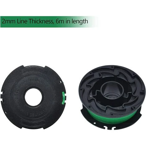 OSQI A6486-XJ Compatible Avec Les Tondeuses à Gazon Black & Decker, Bobine De Tondeuse à Gazon D'une épaisseur De Ligne De 2 Mm Et D'une Longueur De 6 M Pour Débroussailleuses GL8033 / GL9035 / GL7033, A6486 5 OSQI A6486-XJ Compatible Avec Les Tondeuses à Gazon Black & Decker, Bobine De Tondeuse à Gazon D'une épaisseur De Ligne De 2 Mm Et D'une Longueur De 6 M Pour Débroussailleuses GL8033 / GL9035 / GL7033, A6486 – Image 3