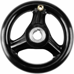 OSQI Volant à Main - Volant à Main Rond Noir à 3 Rayons En Plastique Avec Poignée Rotative Pour Fraiseuse De Tour 12 * 100 Mm -France Tondeuse Soldes Boutique 65504897 5
