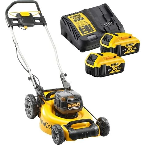 DeWALT DCMW564P2 Tondeuse à Gazon Sans Fil Brushless 18V - 2 X 5Ah Li-ion - 48cm 55L 3 DeWALT DCMW564P2 Tondeuse à Gazon Sans Fil Brushless 18V - 2 X 5Ah Li-ion - 48cm 55L