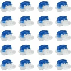 HELLO KITTY BAIN Lot De 20 Connecteurs De Câble Remplis De Résine Pour Tondeuses à Gazon Robotisées (2,3 Cm X 2,4 Cm X 1,7 Cm)