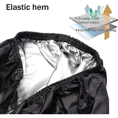 FUHUIDATRADING Housse De Protection étanche Pour Tondeuse à Gazon D'extérieur Housse De Protection Pour Tondeuse à Gazon Pour Tracteur De Jardin Autoporté (Size : L) 4 FUHUIDATRADING Housse De Protection étanche Pour Tondeuse à Gazon D'extérieur Housse De Protection Pour Tondeuse à Gazon Pour Tracteur De Jardin Autoporté (Size : L) – Image 3