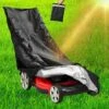 FUHUIDATRADING Housse De Protection Pour Tondeuse à Gazon Housse De Protection Pour Tracteur De Pelouse Tissu Oxford 210D Imperméable Anti-UV, Résistant Aux Intempéries, Avec Cordon De Serrage Et Sac De -France Tondeuse Soldes Boutique 65634273 1