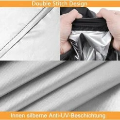 FUHUIDATRADING Housse De Protection Pour Tondeuse à Gazon Housse De Protection Pour Tracteur De Pelouse Tissu Oxford 210D Imperméable Anti-UV, Résistant Aux Intempéries, Avec Cordon De Serrage Et Sac De -France Tondeuse Soldes Boutique 65634273 5
