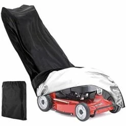 FUHUIDATRADING Housse De Tondeuse à Gazon, Housse De Protection Pour Tondeuse à Gazon Etanche Pour Extérieur Jardin Pelouse