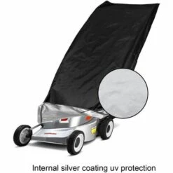 FUHUIDATRADING Housse De Tondeuse À Gazon Étanche 210D Enduit De Polyester Anti-poussière Tous Temps Anti-UV Housse De Protection Pour Tondeuse À Gazon Avec Sac De Rangement -France Tondeuse Soldes Boutique 65634317 4
