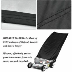 LUCKY-88 Housse De Tondeuse à Gazon Noir 10 LUCKY-88 Housse De Tondeuse à Gazon Noir -France Tondeuse Soldes Boutique 65801942 4