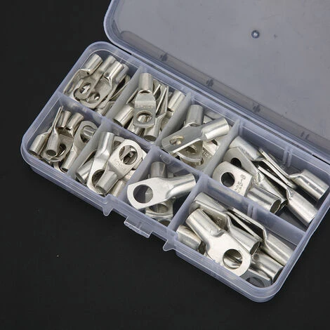 YD 60PCS Argent SC Boucle Terminal Cblage Accessoires Pièces Lectriques Pour Fournitures Industrielles 4 YD 60PCS Argent SC Boucle Terminal Cblage Accessoires Pièces Lectriques Pour Fournitures Industrielles – Image 2