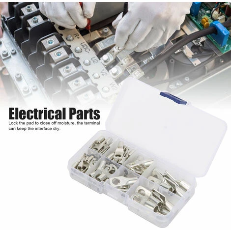 YD 60PCS Argent SC Boucle Terminal Cblage Accessoires Pièces Lectriques Pour Fournitures Industrielles 6 YD 60PCS Argent SC Boucle Terminal Cblage Accessoires Pièces Lectriques Pour Fournitures Industrielles – Image 4