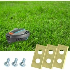 KAEJYIUT Lot De 30 Lames De Rechange En Titane Pour Tondeuse Robot Worx Landroid Lames En Titane Et Vis Améliorées Pour Tondeuse Robot Worx Landroid -France Tondeuse Soldes Boutique 65875319 4