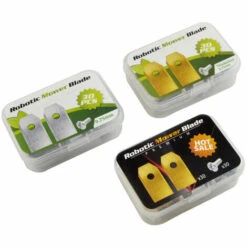 ELLE Lame De Rechange Pour Tondeuse à Gazon Robotique 45 X, Lame En Titane, Compatible Avec Les Tondeuses Robotiques Husqvarna Automower Gardena, Boîte En Plastique, (couleur Primaire 0,45 Mm) -France Tondeuse Soldes Boutique 65904522 5