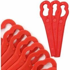 BF Lame De Tondeuse à Gazon En Plastique Cour Pelouse Tondeuse De Jardin Tondeuse Lame Gourde L83 100 Lame De Rechange Pack Rouge