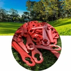 BF Lame De Tondeuse à Gazon En Plastique Cour Pelouse Tondeuse De Jardin Tondeuse Lame Gourde L83 100 Lame De Rechange Pack Rouge -France Tondeuse Soldes Boutique 66021345 4