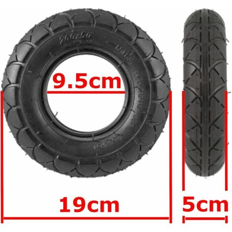 CYCLINGCOLORS 1x Pneu Trottinette électrique 7x1 3/4" 200x50 Scooter Poussette Fauteuil Draisienne 4 CYCLINGCOLORS 1x Pneu Trottinette électrique 7x1 3/4" 200x50 Scooter Poussette Fauteuil Draisienne – Image 2