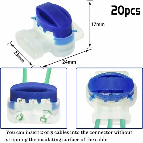 THSINDE Lot De 20 Connecteurs De Câble Remplis Des Résines Pour Robot Tondeuse Automower 6 THSINDE Lot De 20 Connecteurs De Câble Remplis Des Résines Pour Robot Tondeuse Automower – Image 4