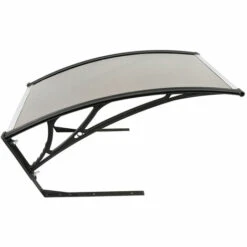 OOBEST Garage Pour Robots Tondeuses, Protection Anti-UV, Résistant Aux Intempéries, 100*78*50cm, Polycarbonate, Marron