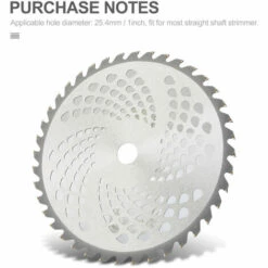 LIFCAUSAL Tête De Tondeuse Lame De Coupe Tête De Tondeuse à Gazon Extérieure En Alliage Outil De Mangeur De Tête De Tondeuse Pour Remplacement De Tondeuse à Gazon à Arbres Droits 80T 0.4 -France Tondeuse Soldes Boutique 66372865 4