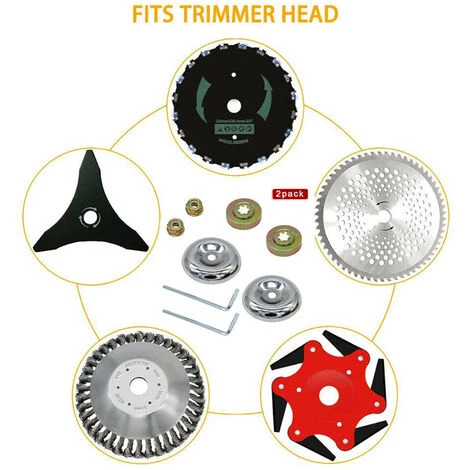 LIFCAUSAL Kit D'adaptateur De Lame De Tondeuse à Gazon 4 LIFCAUSAL Kit D'adaptateur De Lame De Tondeuse à Gazon – Image 2