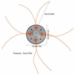 LIFCAUSAL Tête De Fixation Universelle Pour Débroussailleuse Charge Facile Pour Débroussailleuse Weed Eater Whipper -France Tondeuse Soldes Boutique 66372969 4