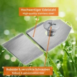 30x Lames De Rechange En Acier Inoxydable Compatible Avec Husqvarna Gardena McCulloch Rob Flymo Yardforce Matrix Grizzly Brast - Comprend Des Vis 35*18*0.75mm Argent,Adélala 11 30x Lames De Rechange En Acier Inoxydable Compatible Avec Husqvarna Gardena McCulloch Rob Flymo Yardforce Matrix Grizzly Brast - Comprend Des Vis 35*18*0.75mm Argent,Adélala -France Tondeuse Soldes Boutique 66382256 5