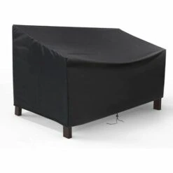 PESCE 163*66*89cm Extérieur Jardin Parc Terrasse Banc Imperméable Meubles Couverture Canapé Inclinable Housse De Meuble