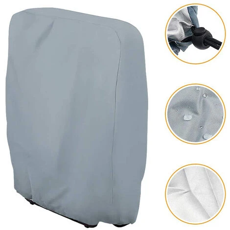 PESCE Couverture De Chaise Pliante Extérieure Zéro Gravité Imperméable à L'eau Anti-poussière Pelouse Meubles De Patio Couvre Tous Les Temps Résistants 4 PESCE Couverture De Chaise Pliante Extérieure Zéro Gravité Imperméable à L'eau Anti-poussière Pelouse Meubles De Patio Couvre Tous Les Temps Résistants – Image 2