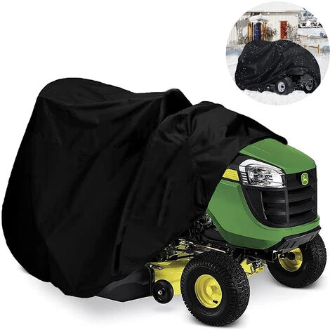 PESCE Housse De Tondeuse à Gazon – Housse De Tracteur Pour Terrasses Jusqu'à 140 X 66 X 91 Cm Housse De Rangement En Polyester Oxford 210D Robuste, Protection UV Ajustement Universel Avec Cordon De Serrage Et Housse De Rangement 4 PESCE Housse De Tondeuse à Gazon – Housse De Tracteur Pour Terrasses Jusqu'à 140 X 66 X 91 Cm Housse De Rangement En Polyester Oxford 210D Robuste, Protection UV Ajustement Universel Avec Cordon De Serrage Et Housse De Rangement – Image 2