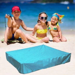 PESCE Housse De Bac à Sable, Housse De Protection Carrée Pour Le Sable Et Les Jouets à L'abri De La Poussière Et De La Pluie, Auvent De Bac à Sable Avec Cordon De Serrage, Couverture De Piscine Pour Bac à Sable -France Tondeuse Soldes Boutique 66652229 4