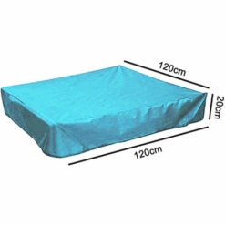 PESCE Housse De Bac à Sable, Housse De Protection Carrée Pour Le Sable Et Les Jouets à L'abri De La Poussière Et De La Pluie, Auvent De Bac à Sable Avec Cordon De Serrage, Couverture De Piscine Pour Bac à Sable -France Tondeuse Soldes Boutique 66652229 5