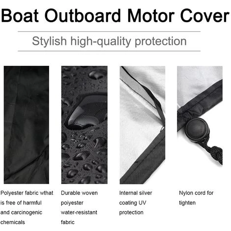 PESCE Housses De Meubles De Terrasse, Housses De Meubles D'extérieur En Tissu Oxford 210D Duty, Coupe-vent Imperméable, Pluie Neige Poussière Coupe-vent, Anti-UV 4 PESCE Housses De Meubles De Terrasse, Housses De Meubles D'extérieur En Tissu Oxford 210D Duty, Coupe-vent Imperméable, Pluie Neige Poussière Coupe-vent, Anti-UV – Image 2