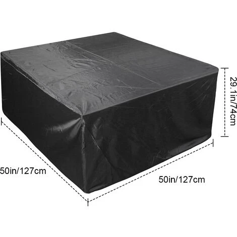 PESCE Housses De Meubles De Terrasse, Housses De Meubles D'extérieur En Tissu Oxford 210D Duty, Coupe-vent Imperméable, Pluie Neige Poussière Coupe-vent, Anti-UV 7 PESCE Housses De Meubles De Terrasse, Housses De Meubles D'extérieur En Tissu Oxford 210D Duty, Coupe-vent Imperméable, Pluie Neige Poussière Coupe-vent, Anti-UV – Image 5
