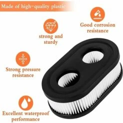 OCXIN Bougies D'allumage De Filtre à Air Pour Briggs & Stratton Viking Tondeuse à Gazon Pièces De Rechange Engine Series 550E 550EX 675 Eco-Plus 575EX Series 798339 798452 593260 Engine 4247 5432 5432K (2 Pièces) -France Tondeuse Soldes Boutique 66859634 2