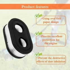 OCXIN Bougies D'allumage De Filtre à Air Pour Briggs & Stratton Viking Tondeuse à Gazon Pièces De Rechange Engine Series 550E 550EX 675 Eco-Plus 575EX Series 798339 798452 593260 Engine 4247 5432 5432K (2 Pièces) -France Tondeuse Soldes Boutique 66859634 3