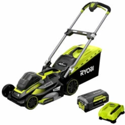 Tondeuse RYOBI 36V Brushless - Coupe 46cm - 1 Batterie 5.0Ah - 1 Chargeur - RLM36X46H50PG 9 Tondeuse RYOBI 36V Brushless - Coupe 46cm - 1 Batterie 5.0Ah - 1 Chargeur - RLM36X46H50PG -France Tondeuse Soldes Boutique 66865314 3