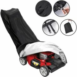 HKLFFJA Tondeuse À Gazon Couvre Étanche Antipoussière Tous Temps Extérieur/intérieur Anti-UV Protecteur 210D Polyester Sac De Rangement - -France Tondeuse Soldes Boutique 67177105 3