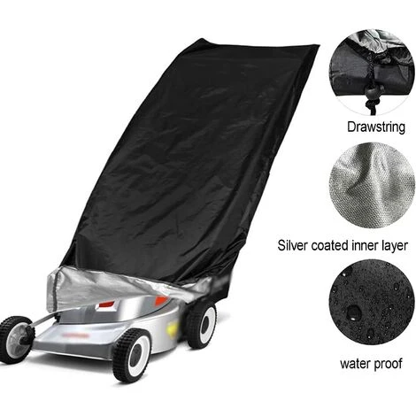 HKLFFJA Housse De Protection Pour Tondeuse À Gazon, Universelle Grande Taille Tondeuse Autoportée Tracteur Étanche Bache, Poussière, Aux Intempéries, Pour Extérieur Jardin Pelouse, 188 * 63,5 * 99Cm - 5 HKLFFJA Housse De Protection Pour Tondeuse À Gazon, Universelle Grande Taille Tondeuse Autoportée Tracteur Étanche Bache, Poussière, Aux Intempéries, Pour Extérieur Jardin Pelouse, 188 * 63,5 * 99Cm - – Image 3