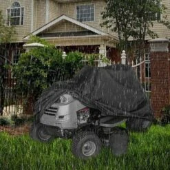 HKLFFJA Housse De Voiture De Moto Noire 210D Oxford Cloth Heavy Duty Quad Bike Cover All Weather Outdoor Motorcycle Scooter Covers ATV Cover - 11 HKLFFJA Housse De Voiture De Moto Noire 210D Oxford Cloth Heavy Duty Quad Bike Cover All Weather Outdoor Motorcycle Scooter Covers ATV Cover - -France Tondeuse Soldes Boutique 67177155 5