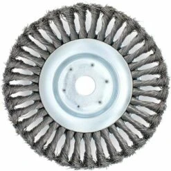 OCXIN Brosse De Désherbage Brosse De Désherbage Disque Métallique Torsadé Roue De Désherbage Disque De Désherbage Tête De Désherbage Brosse De Désherbage Disque De Désherbage Diamètre 200 Mm Trou De 25,4 Mm (8 Pouces) -France Tondeuse Soldes Boutique 67279576 4