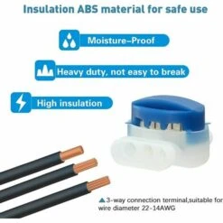 THSINDE Lot De 20 Connecteurs De Câble Remplis De Résine Pour Robots Tondeuses Automower -France Tondeuse Soldes Boutique 67311129 5